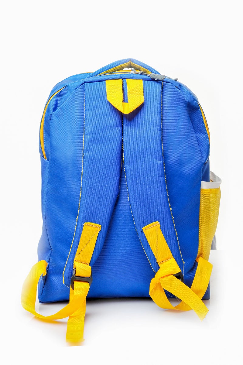 Abyq Anirban Cartoon Printed Blue Backpack for Kids - Image 3